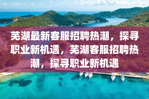 芜湖最新客服招聘热潮,探寻职业新机遇,芜湖客服招聘热潮,探寻职业新机遇